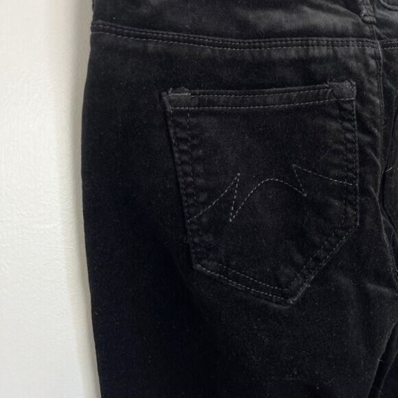 Brand New Parasuco Womens 25 Black Velvet Sofia Fit Mid Low Rise y2k Jeans - Picture 6 of 15